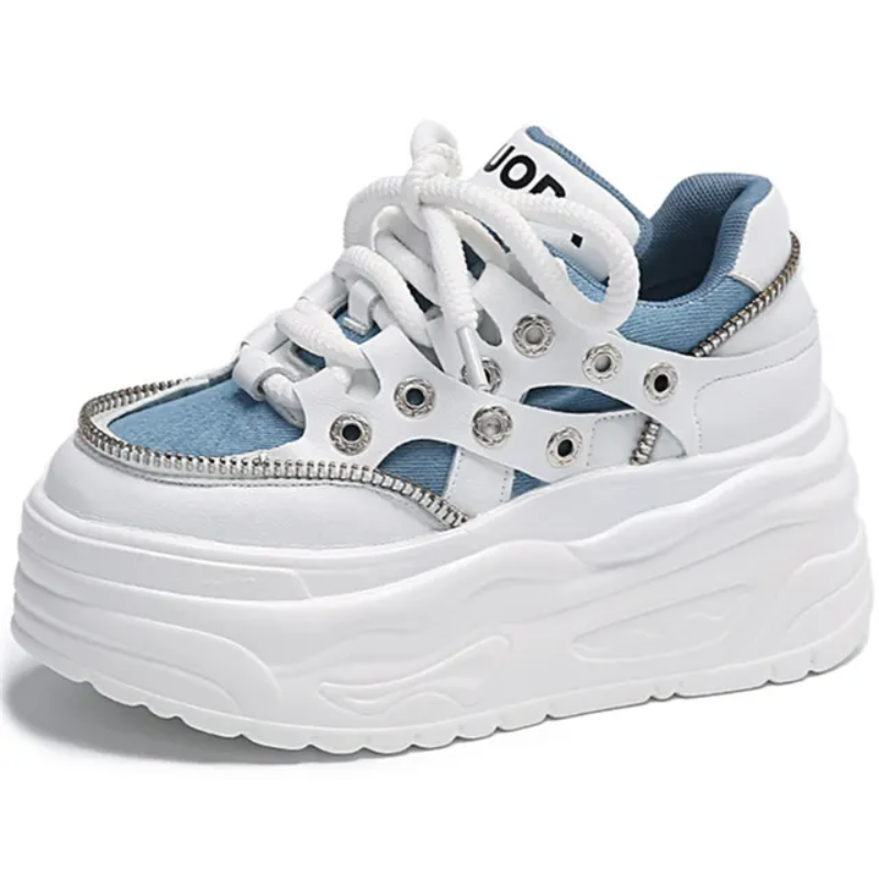 Fermuarlı Platform Sneaker