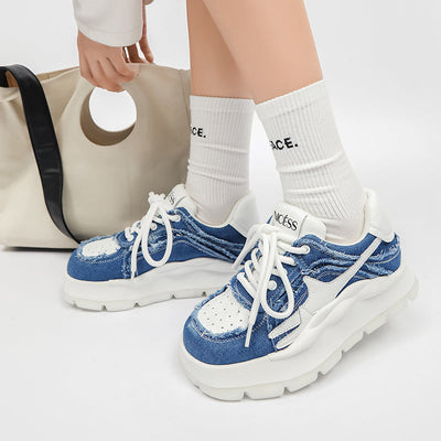 Jordi Platform Denim Sneakerlar