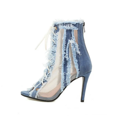 Annabelle Denim Topuklu Ayakkabılar