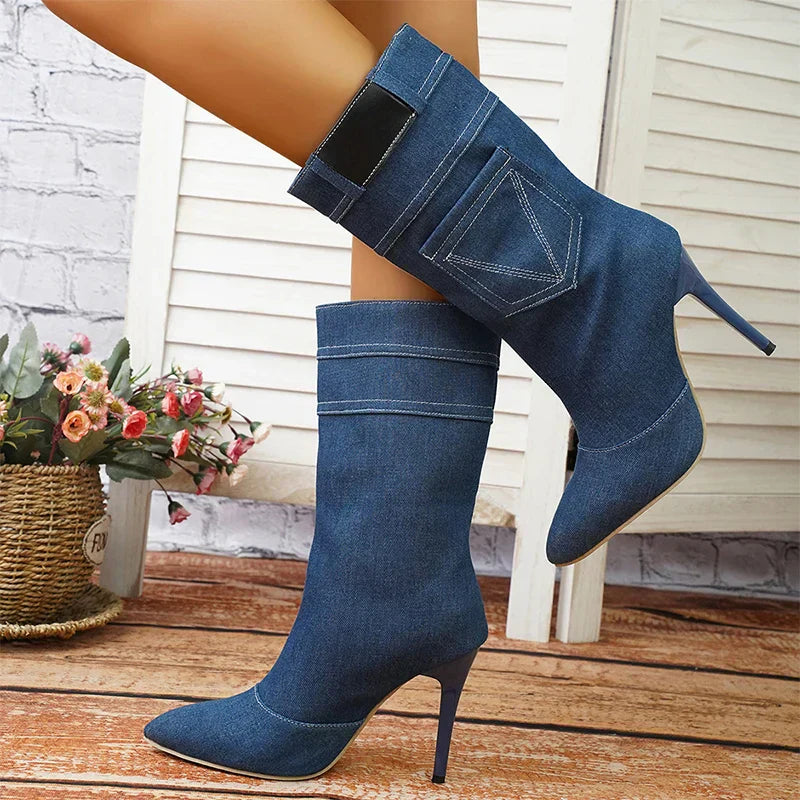 Lexington Denim Topuklu Ayakkabılar